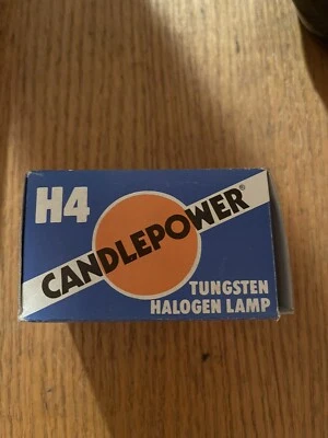 NUEVA LÁMPARA HALÓGENA DE TUNGSTENO CANDLEPOWER H4 12V 100/55W PARTE NO. 4730 Foto 1 de 3