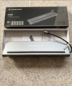 Conceptronic 12-in-1 USB-C Dockingstation – NEU & OVP - Afbeelding 1 van 3