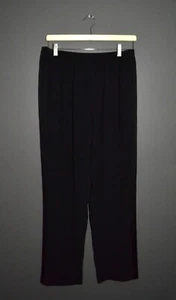 Kenzo Pantalone Casual Nero Pantalone Donna 40 Righe Laterali - Foto 1 di 10