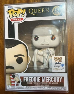 Funko Pop 1/3 esclusivo Freddie Mercury #414! Bianco con diamanti arcobaleno 1/3 - Foto 1 di 9