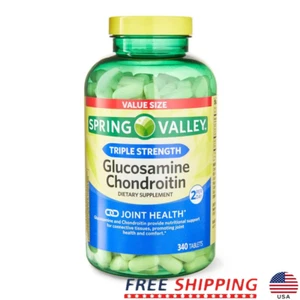 Triple Strength Glucosamine Chondroitin 1400mg Joint Health Support 340 Tablets - Picture 1 of 9