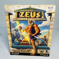 Zeus: Master of Olympus (PC, 2000) Sierra PC GAME Sealed Disc Case