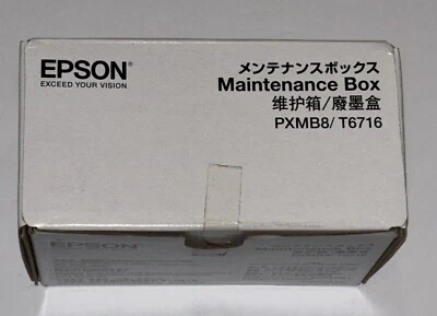 Caja de mantenimiento Epson genuina - PXMB8/T6716 caja abierta Foto 1 de 4
