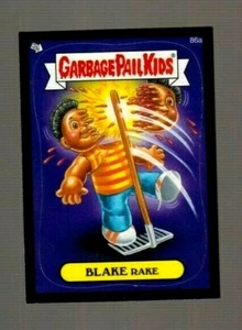 2013 Garbage Pail Kids BNS2 Black Border "BLAKE RAKE" #86a Sticker Card. - Imagen 1 de 1