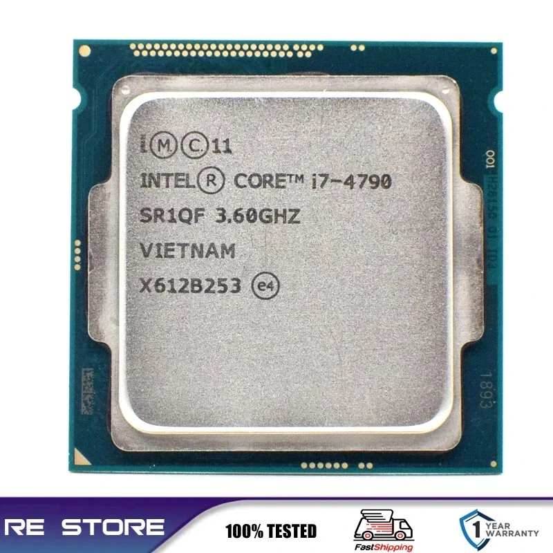 Intel Core i7 4790 3.6GHz 4-Core LGA 1150 cpu processor - Image 1 of 1