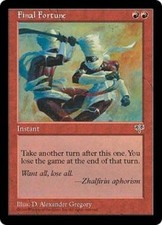 Final Fortune PL MTG Mirage Magic