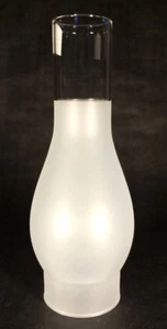 3 X 10 Kerosene Oil Lamp Chimney Frosted Glass for #2 burner & 3" gallery #CH945 - Picture 1 of 3