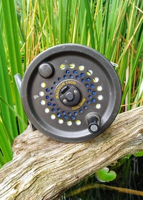 Carrete de pesca con mosca BFR Leeda Magnum 140D Disk Drag 4" + #9 Spey Line trucha salmón Foto 1 de 4