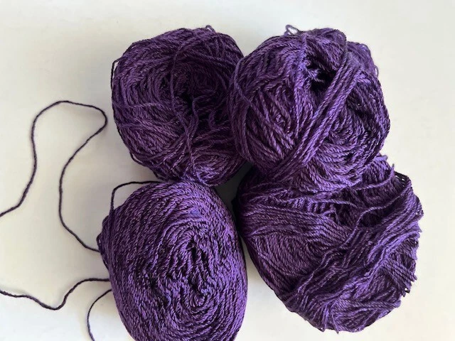 Henry's Attic "Casino II" - Lot of Hand-dyed cakes (9oz total) in purple - Image 1 of 1
