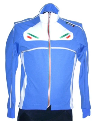 Acqua Windproof Mens Cycling Jacket Royal Blue by Santini - Image 1 of 2