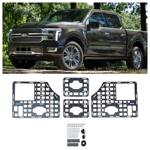 For 2015-2024 2025 Ford F150 5.5FT Short Black Side Truck Bed Molle Panel Set - Bild 1 von 14