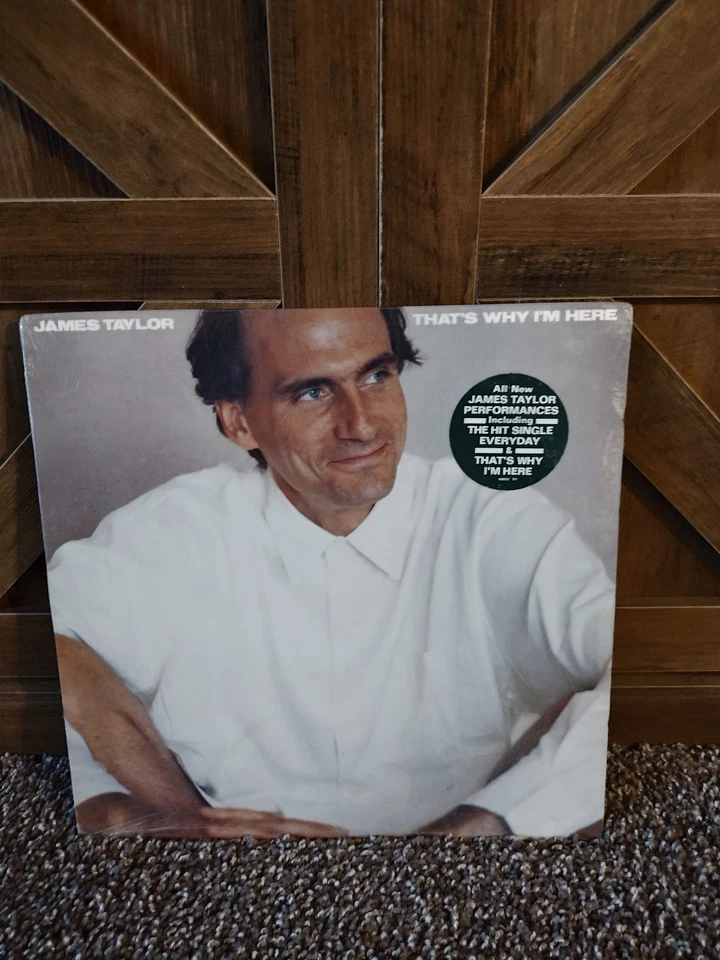 JAMES TAYLOR: That's Why I'm Here - Vinyl LP Record Sealed w/ hype - Image 1 of 1