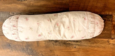 Travesseiro bolster Simply Shabby Chic rosas rosa - Imagem 1 de 4