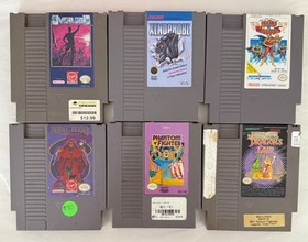 Lote Juegos Nintendo NES - Prince of Persia, Dragons Lair, Overlord - Funciona