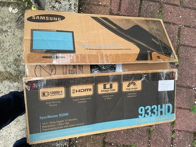 Samsung SyncMaster 933HD 19” TV With Power Cable Working. No remote. - Image 1 of 2