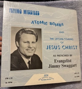 Jimmy Swaggart Flying Missiles Atomic Bombs LP Jim Records (1972) - Picture 1 of 8