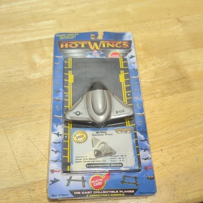 Hot Wings X-112 Space Pod Experimental Series Diecast Plane 2001 Vintage # 12109 - Image 1 of 2