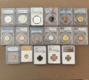 Several Graded Coin Slabs - Picture 1 of 18