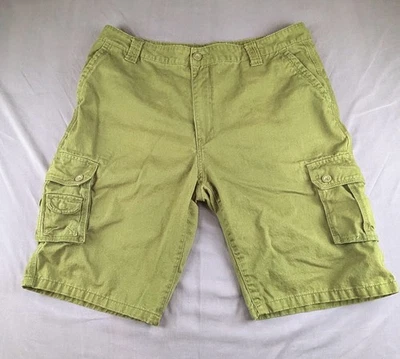 Pantalones Cortos Carga Ecko Unltd Para Hombre Talla 38 Raro Verde Usado Excelente Estado Foto 1 de 4