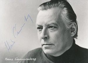 HANS CANINENBERG (+ 2008),  ORIGINAL SIGNIERT, AUTHENTIC SIGNED - Picture 1 of 1