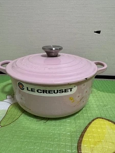 Le Creuset Ronde Sakura 25th Anniversary Limited Pink Cocotte 25cm Gebraucht - Bild 1 von 16