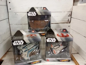 Mattel Star Wars Raumschiffe Lot - Sandcrawler, Gauntlet, Snowspeeder - Diecast Neu in OVP - Bild 1 von 10