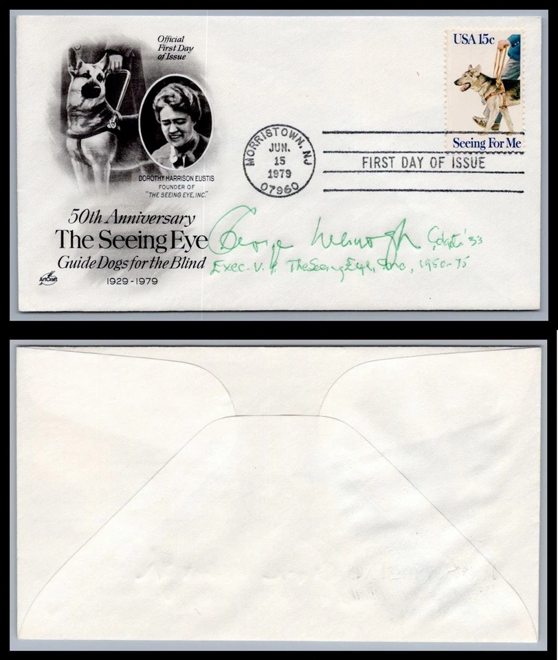 US FDC # 1787 15c Guide Dog  ArtCraft  Addressed L.Cancel 1979, 9Q252 - Image 1 of 1