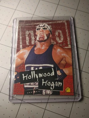 Pegatinas vintage Hollywood Hulk Hogan 1998 Topps WCW NWO #S5 graduables WWE Foto 1 de 2