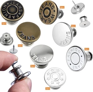 20 piezas botones de jean, botones para jeans para hacer más pequeños, 0,67 pulgadas, 20 multicolor - Imagen 1 de 6