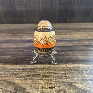 Osterei Holz bunt handbemalt Osterdeko - Bild 1 von 4