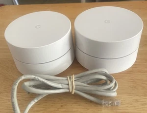 Sistema de malla Google Wifi modelo AC-1304 - Paquete de 2 sin cable - Imagen 1 de 5
