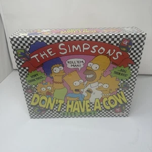 THE SIMPSONS: Don't Have A Cow Dice Game, Vintage 1990 Board Game New Sealed - Picture 1 of 3