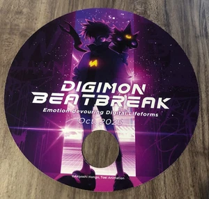 DIGIMON BEATBREAK NYCC COMIC CON EXCLUSIVE Anime FLYER POSTER FAN 2025 NEW - Picture 1 of 2