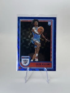 2022-23 Panini NBA Hoops Hyper Blue Jalen Williams #242 Rookie RC Thunder Card - Picture 1 of 2