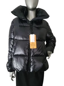 💫Save The Duck Isla Quilted Tall Standing Collar Puffer  Women's Jacket 1S 💫 - Picture 1 of 14