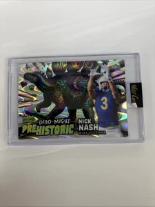 Nick Nash 20/20 PRC Rookie 2024 Wild Card Pre Historic Dino-Might  Lava Chargers - Picture 1 of 2