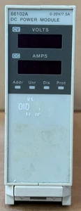 Agilent/HP 66102A DC Power Module 0–20V/7.5A/150W for 66000 Series – Tested - Picture 1 of 5