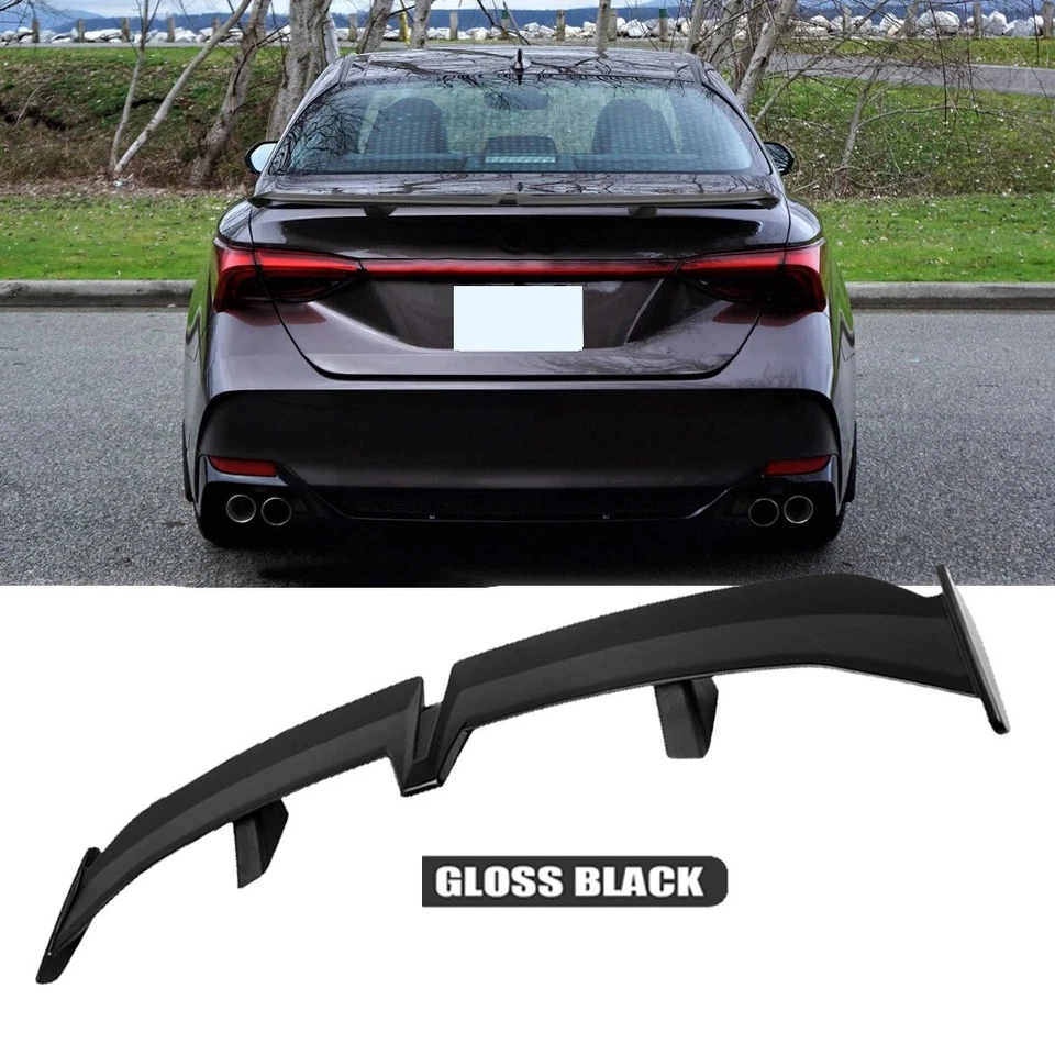 55" Rear Car Trunk Spoiler PRO Racing Rear Wing Gloss Black For Toyota Avalon - Изображение 1 из 4