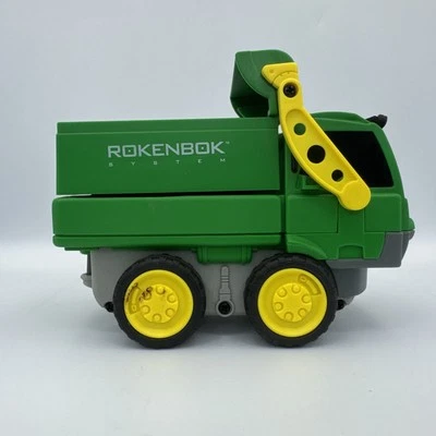 Rokenbok System RC Green Front Loader Dump Truck Vehicle 04211 Powers On *READ* - Image 1 of 4