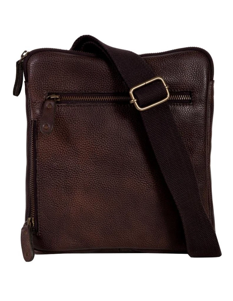 Scully Western Tote Shoulder Mens Adjustable Strap OS Choc 05_924_44 - Imagem 1 de 1