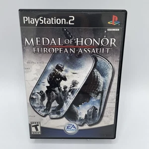 Medal of Honor: European Assault PS2 PlayStation 2 Complete CIB Black Label - Picture 1 of 7