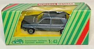 Schabak 1:43rd Scale No. 1002 Volkswagen Golf - Blue - Picture 1 of 11