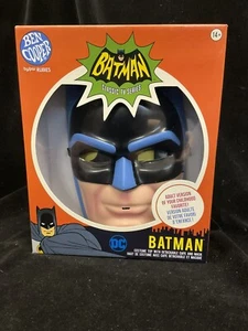 NEU 2022 REPRO BATMAN PLASTIK HALBMASKE - KLASSISCHER STIL ERWACHSENE BEN COOPER KOSTÜM - Bild 1 von 7