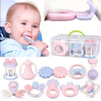 Infant Rattles Teething Baby Toys BPA Free Shake /& Grasp Teethers Toddler 10pcs