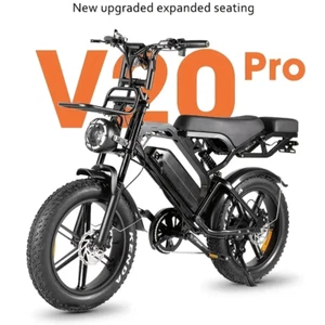 20'' Fat Tire Ebike Peak Power 750W 48V Mountain bike off road for adults - Picture 1 of 10