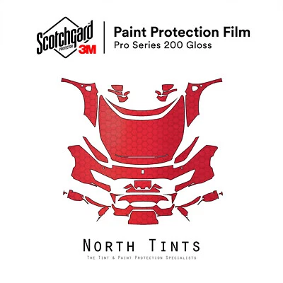 Ferrari 488 Pista 2018-2020 3M PRO PreCut Paint Protection Film Clear Bra PPF - Image 1 of 4