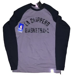 Nuovissimo maglione Los Angeles Clippers grigio nero girocollo taglia small nuovo con etichette - Foto 1 di 8
