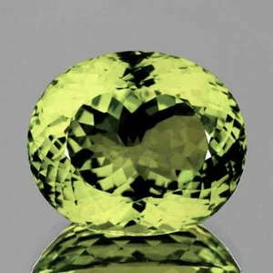 Green Gold Lemon Quartz 67.20 carat Oval 29x25 mm,Flawless-VVS Clarity - Picture 1 of 2