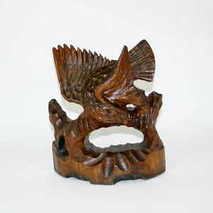 Vintage one-sword engraving Lacquer hawk - Picture 1 of 6