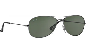 Ray Ban RB3362 COCKPIT Designer Sunglasses Shades GUNMETAL Grey 004 Green Lens - Picture 1 of 5